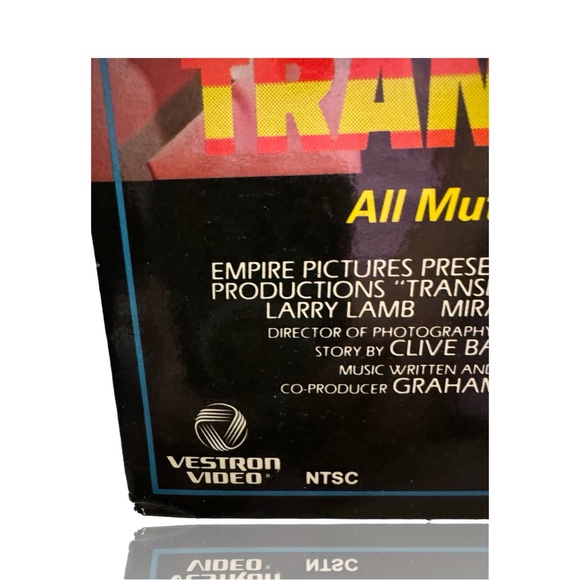 Clive Barker: Transmutations aka “Underworld” Laserdisc:VESTRON video: Horror - Picture 3 of 4